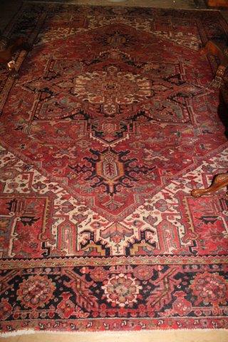 Yomut rug, with allover polychrome decoration, 40 x 72in